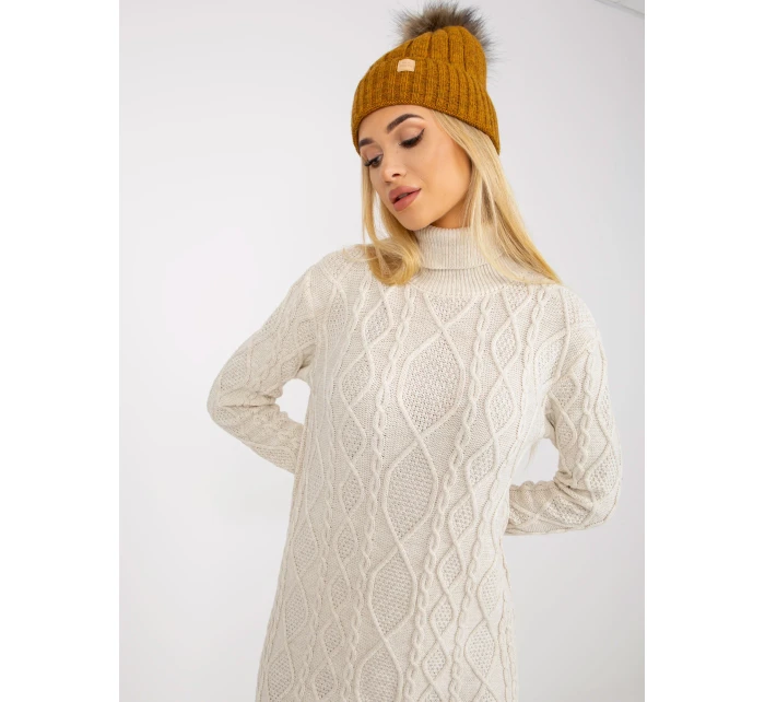 Dámská čepice JK CZ 8.71 tmavě žlutá