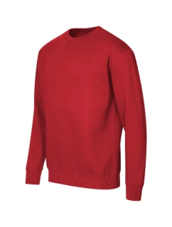 Crew mikina unisex červená