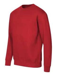 Crew mikina unisex červená