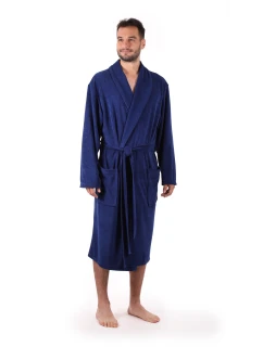 Bari pánský župan nadměrný tmavě modrá