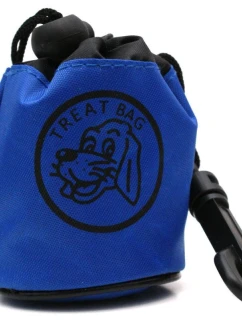 SÁČEK NA PAMLSKY PŘIPEVNĚNÝ K VODÍTKU MODRÝ