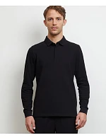 NEOBLU Owen LSL Men Pánské těžké piqué polo s dlouhým rukávem 24.4396 night blue