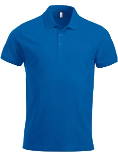 Clique Classic Lincoln S/S Pánské piqué polo z těžké bavlny 67.8244 royal blue