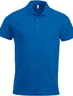 Clique Classic Lincoln S/S Pánské piqué polo z těžké bavlny 67.8244 royal blue