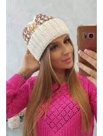 Dámská čepice Iris K348 ecru