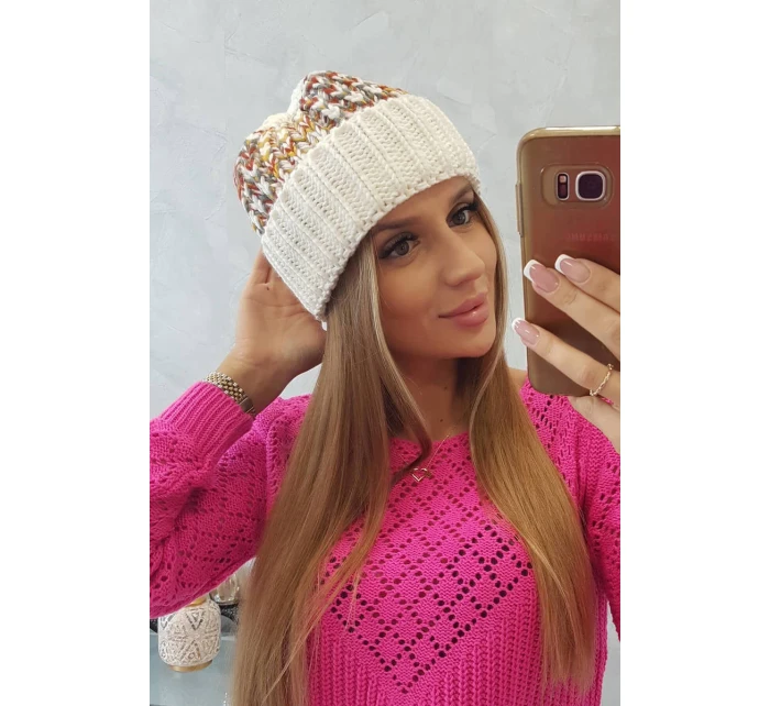 Dámská čepice Iris K348 ecru
