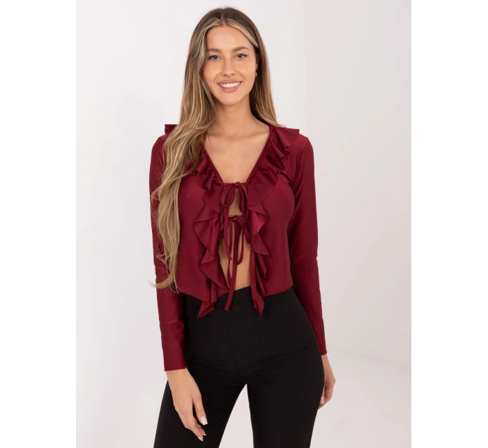 Bluzka IT BZ model 21786405 bordowy - FPrice