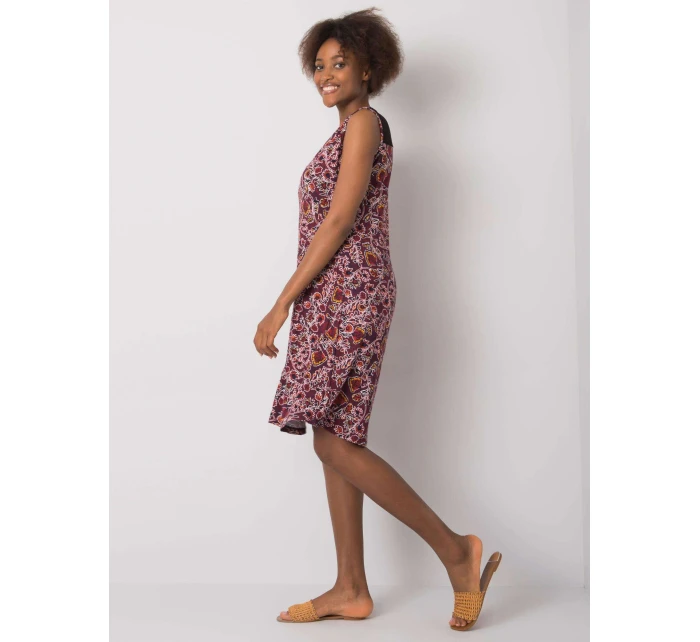 Sukienka TO SK model 21365417 bordowy - FPrice