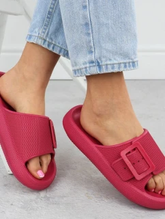 Dámské nazouváky / žabky model 21857539 Tmavě růžová - Big Star