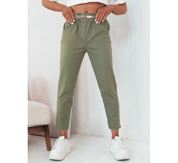 Dámské látkové kalhoty ERLON green FashionStreet UY2100