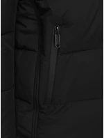 Pánská prošívaná zimní bunda s kapucí černá Dstreet TX5117