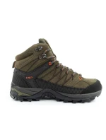 CMP Rigel pánské trekové boty kožené odolné nepromokavé kotníkové boty olivově zelené CMP Rigel pánské trekové boty kožené odolné nepromokavé kotníkové boty olivově zelené