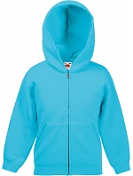 Classic Kids Sweat Jacket Dětská mikina s kapucí model 22534788 azure blue - Fruit of the Loom Classic Kids Sweat Jacket Dětská mikina s kapucí model 22534788 azure blue - Fruit of the Loom