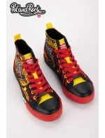 Tenisky Pol'and'Rock Festival X Big Star SS174501 Černo-Červené Tenisky Pol'and'Rock Festival X Big Star SS174501 Černo-Červené