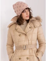 Czapka AT CZ model 19014883 jasny różowy - FPrice