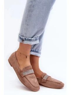 Dámské mokasiny YD6-52 khaki -  Soon Her Shoes