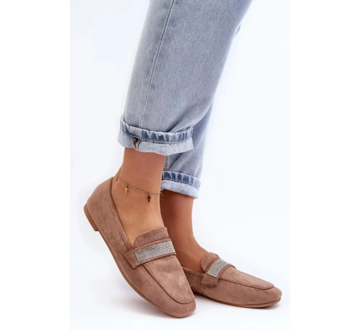 Dámské mokasiny YD6-52 khaki -  Soon Her Shoes