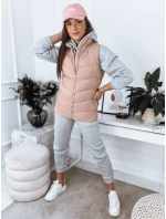 Dámská prošívaná vesta růžová Dstreet model 21967405 - FashionStreet