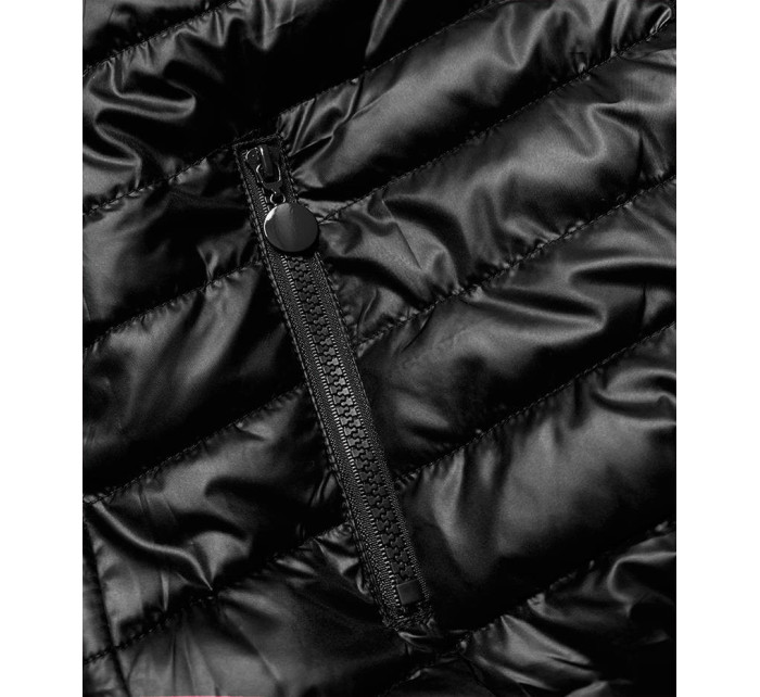 Oboustranná černá dámská bunda typu model 15819798 - Z-DESIGN