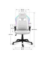 Herní židle Force RGB WHITE model 21326170 - Huzaro