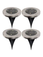 SOLÁRNÍ LAMPA 4 LED SMD PRO PROLOMENÍ KPL.4PCS