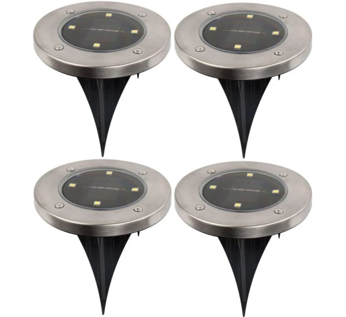 SOLÁRNÍ LAMPA 4 LED SMD PRO PROLOMENÍ KPL.4PCS