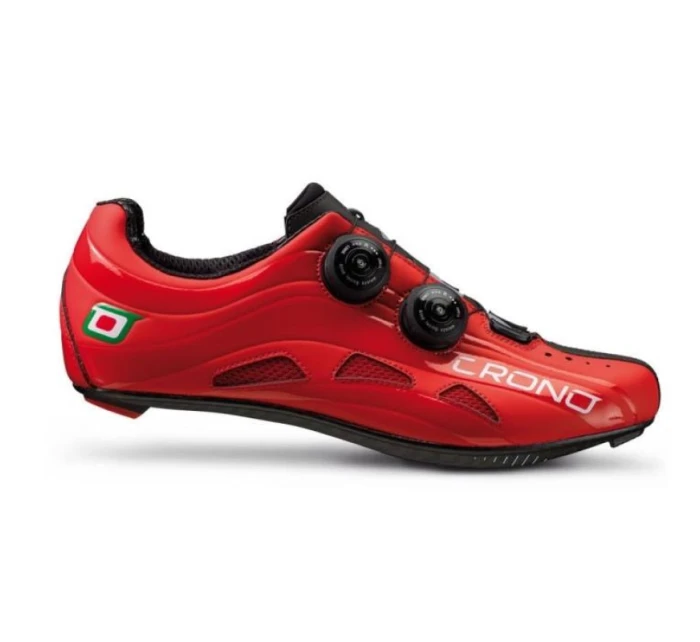 CRONO silniční obuv FUTURA 2 červená 42 nylonová