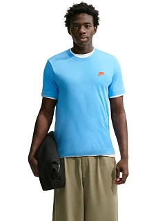 Pánské tričko Nike Club Tee světle modré AR4997 497