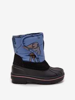 Dětské sněhule na suchý zip model 21728520 modré - Lee Cooper