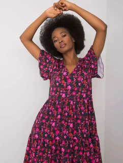 Šaty WN SK černá a růžová model 15347301 - FPrice