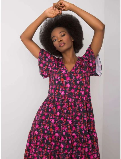 Šaty WN SK 842 1.25P černá a růžová