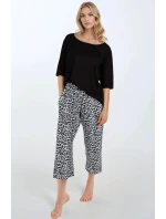 Pyžamo Noir Grace - Momenti Per Me Pyžamo Noir Grace - Momenti Per Me