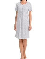 Dámská noční košile 12371-180 bílomodrá - Vamp