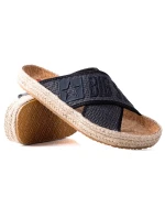 Exkluzívní  nazouváky dámské černé bez podpatku