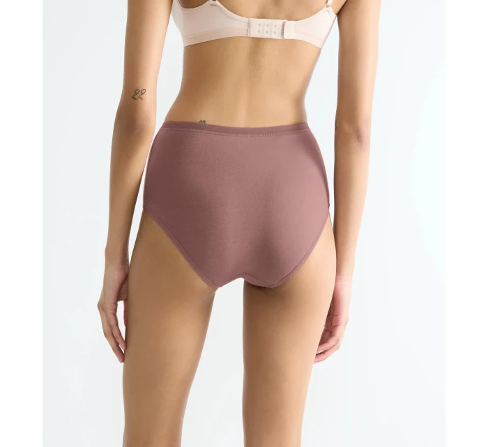 Dámské kalhotky GO Daily Cotton Highwaist - BROWN - sv. hnědé 1141 - SLOGGI Dámské kalhotky GO Daily Cotton Highwaist - BROWN - sv. hnědé 1141 - SLOGGI