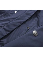 Dámská zimní bunda navy-beige (m-21356)