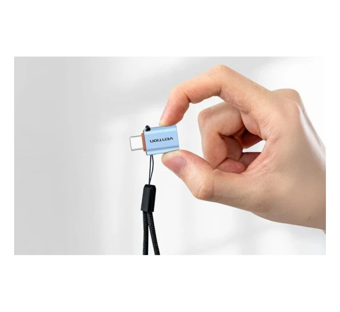 Adaptér USB 3.1 Vention USB-C na USB-A OTG se šňůrkou z hliníkové slitiny Adaptér USB 3.1 Vention USB-C na USB-A OTG se šňůrkou z hliníkové slitiny