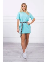 Šaty s ozdobným páskem mint Šaty s ozdobným páskem mint