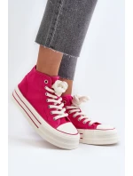 Dámské tenisky na platformě Fuksja Aineri Dámské tenisky na platformě Fuksja Aineri