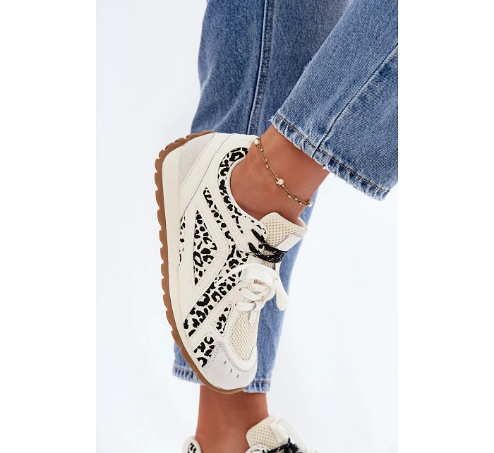 Kožené Semišové Dámské Tenisky Big Star model 22074797 Bílé - Big Star Shoes