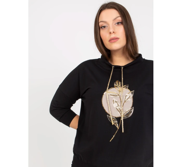 Bluzka RV BZ model 21786312 czarny - FPrice Bluzka RV BZ model 21786312 czarny - FPrice