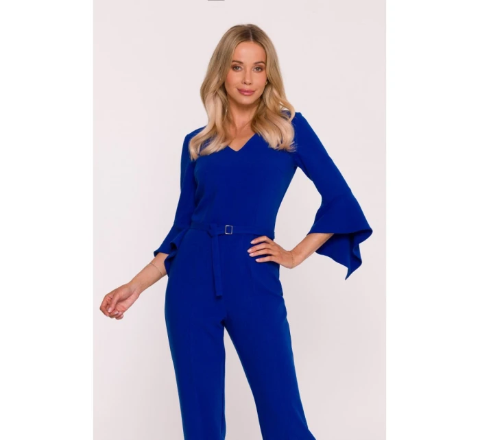 Kombinéza s rukávy královská modř model 21319129 - STYLOVE
