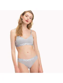 Tanga UW0UW01060-004 šedá - Tommy Hilfiger
