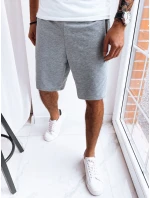 FashionStreet pánské světle šedé teplákové šortky SX2264 FashionStreet pánské světle šedé teplákové šortky SX2264