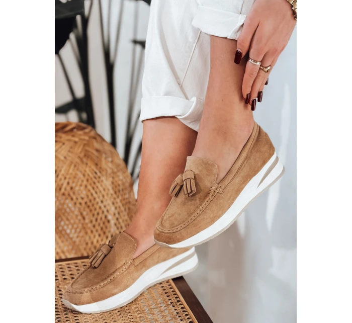 Dámské mokasíny na khaki Dstreet model 21984203 - FashionStreet Dámské mokasíny na khaki Dstreet model 21984203 - FashionStreet