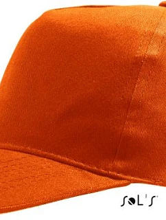 SOL'S Sunny 5 panelová baseballová kšiltovka 25.8110 orange
