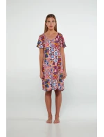 Noční košile s krátkými rukávy model 19696218 - Vamp