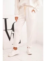 Dámský souprava máslová s třásněmi na rukávech ecru Dámský souprava máslová s třásněmi na rukávech ecru