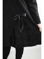 Dámská Plus Size s ozdobným z černá model 21486182 - K-Fashion