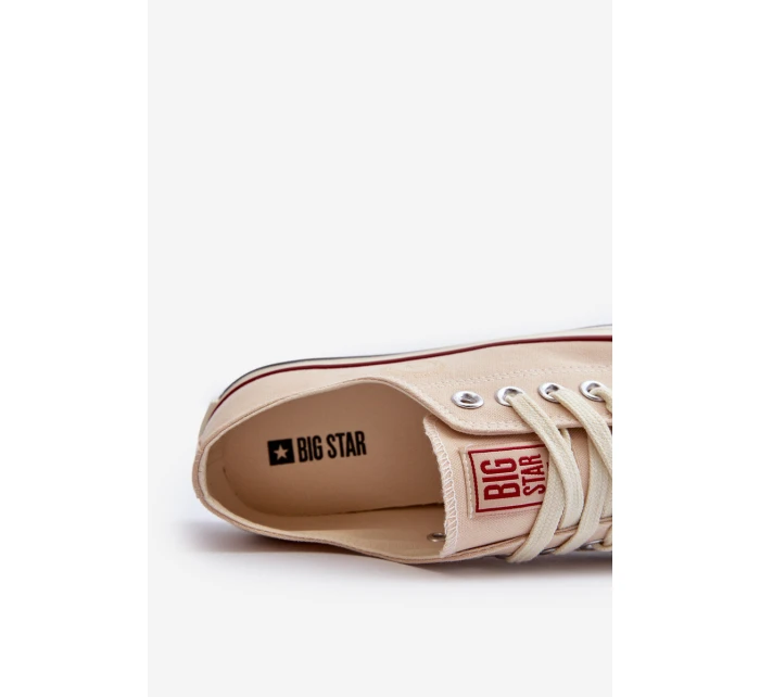 Nízké dámské tenisky Big Star NN274272 béžové Nízké dámské tenisky Big Star NN274272 béžové